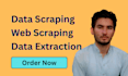 do web scraping and data extraction in 24 hours