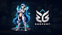 make unique mecha girl logo with a fresh concept