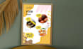 design cool food menu using canva