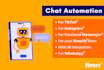 create a manychat automation for your whatsapp and instagram