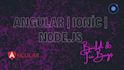 build, fix bugs or errors in your ionic, angular, nodejs application