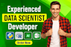 do ai data analytics, data science, machine and deep learning projects in python