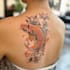 dohand draw a full back tattoo design unique modern