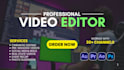 do professional video editing