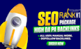 create 150 mix contextual high quality backlinks