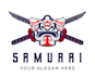 design a wonderful samurai logo with unlimited revision