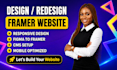 framer website design, develop framer website, framer landing page, fix framer