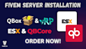 build a complete fivem server with qbcore, qbox, or esx and custom lua scripts