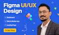 do user interface design and saas dashboard UI UX in figma