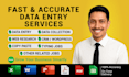 do professional data entry with speed and accuracy