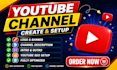 create and setup a professional youtube channel