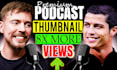 design youtube podcast thumbnail within few hours