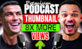 design youtube podcast thumbnail within few hours