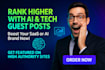 secure ai, saas and tech guest posts with high da SEO backlinks