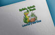 design a fun mascot animal logo laundry or cleaning service