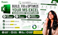 build, fix, and optimize your ms excel  dashboard workflows