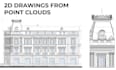create 2d drawings from point clouds