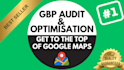 audit, optimise and manage your google business profile SEO