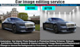 do car photo editing and automotive image background remove