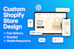 design a beautiful, custom shopify store with modern sections