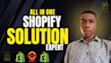 build all in one exceptional shopify dropshipping store website redesign store