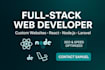 be your full stack web developer