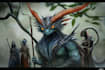draw fantasy creatures and custom monster illustration