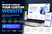 develop  and deploy your custom website