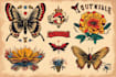draw awesome old school tattoo style designs