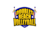 design doubles beach volleyball logo