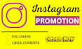 do organic instagram promotion