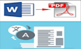 pdf to word conversions and vice versa