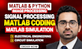 do simulations, image processing, statistical analysis using matlab and python