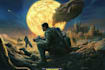draw sci fi illustration and sci fi art