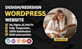 wordpress website design and website development