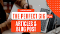 write articles, blogs, and website content