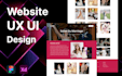 do landing page UI UX, figma website design, home page ui ux, uiux