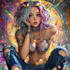 draw a custom pin up girl portrait illustration