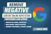 erase defamatory google results, delete unwanted links, mugshots, news articles