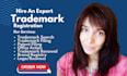 write, search and file a patent application, trademark registration