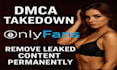 report and remove leaked onlyfans content under dmca