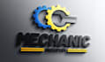 create vintage retro hand drawn engineering logo