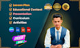 create lesson plans, educational content and presentations