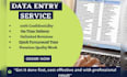 do all type of data entries