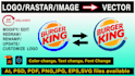 edit, redesign, redraw, update, modify or rebrand logo