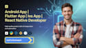 develop ai mobile app and website, android, ios,flutter,react native