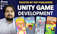 develop professional unity 2d and 3d games for android ios and PC