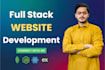 do website development full stack web developer, react, custom website