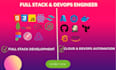 develop web application using node backend, angular frontend