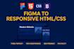 create responsive websites with react js and figma to HTML